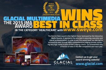 Glacial's Medical Website Design Award